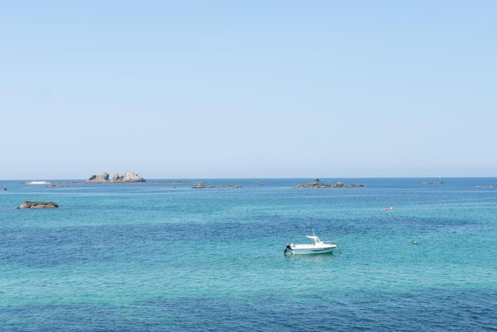 Maison Bretonne Renovee Proche Bourg Et Plages Villa Plouguerneau Luaran gambar