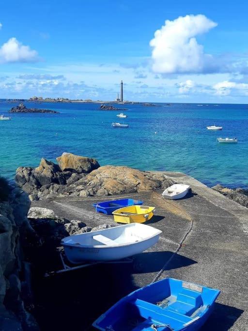 Maison Bretonne Renovee Proche Bourg Et Plages Villa Plouguerneau Luaran gambar