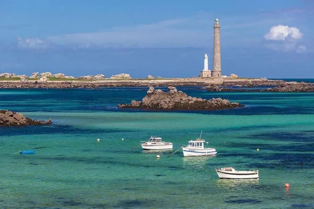 Maison Bretonne Renovee Proche Bourg Et Plages Villa Plouguerneau Luaran gambar