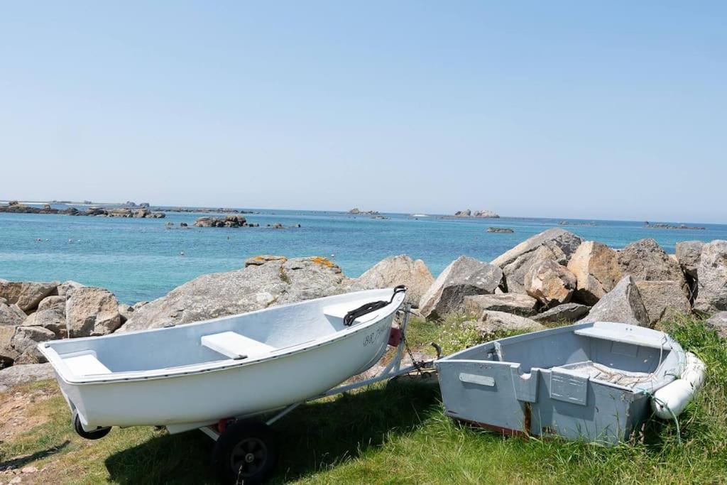 Maison Bretonne Renovee Proche Bourg Et Plages Villa Plouguerneau Luaran gambar